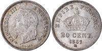 France 20 Centimes Coin, Napoleon III, Napoléon III, Strasbourg -