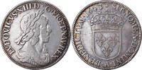 France 1/4 Ecu Coin, Louis XIII, 1/4 Écu 2e poinçon de Warin, buste drapé et -