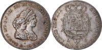 ITALIAN STATES 10 Lire Coin, TUSCANY, Charles Louis, Silver -