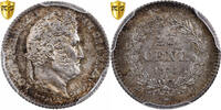 France 25 Centimes Louis Philippe I, Rouen, Silver, PCGS -
