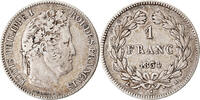 France Franc Coin, Louis-Philippe, Paris, Silver, KM:748.1 -