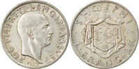 Albania Frang Ar Coin, Zog I, Rome, Silver, KM:16 -