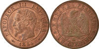 France Centime Coin, Napoleon III, Napoléon III, Strasbourg -