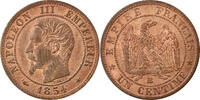 France Centime Coin, Napoleon III, Napoléon III, Strasbourg -