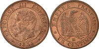 France Centime Coin, Napoleon III, Napoléon III, Strasbourg -