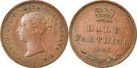 Great Britain 1/2 Farthing Coin, Victoria, London, Copper -