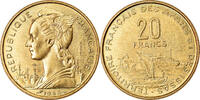 FRENCH AFARS & ISSAS 20 Francs Coin, Paris, ESSAI -
