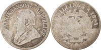 South Africa 2-1/2 Shillings Coin, Silver, KM:7 -
