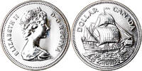 Canada Dollar Coin, Elizabeth II, Royal Canadian Mint, Ottawa -