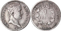 France Franc Coin, Napoléon I, La Rochelle, Silver -