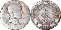 France Franc Coin, Napoléon I, Bayonne, Very rare, Silver -