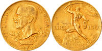 Italy 100 Lire Vittorio Emanuele III, Rome, Gold, PCGS, KM:66 -