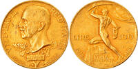 Italy 100 Lire Vittorio Emanuele III, Rome, Gold, PCGS, KM:66 -
