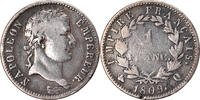 France Franc Coin, Napoléon I, Perpignan, Silver, KM:692.12 -