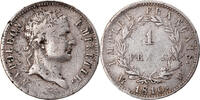 France Franc Coin, Napoléon I, Marseille, Very rare, Silver -
