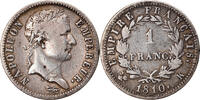 France Franc Coin, Napoléon I, Bordeaux, Silver, KM:692.8 -