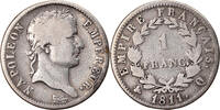 France Franc Coin, Napoléon I, Perpignan, Silver, KM:692.12 -