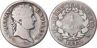France Franc Coin, Napoléon I, Toulouse, Silver, KM:692.10 -