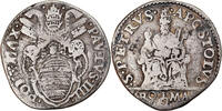 Vatican Testone Coin, Rome, Silver -