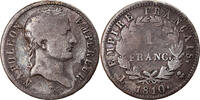 France Franc Coin, Napoléon I, Bayonne, Silver, KM:692.9 -