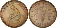 Belgium Franc Coin, Brussels, ESSAI, Aluminum-Bronze -