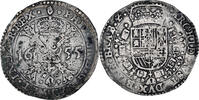 Spanish Netherlands Patagon Coin, Philip IV, Antwerp, Silver -