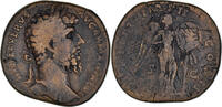 Sesterz Coin, Lucius Verus, Rome, Bronze, RIC:1397 -