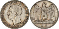 Italy 5 Lire Coin, Vittorio Emanuele III, Rome, Silver -