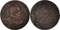 France Double Tournois Coin, Henri de la Tour d'Auvergne, Bouillon -