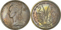 French Equatorial Africa 2 Francs Coin, Paris, Copper-nickel -