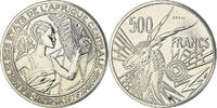 Central African States 500 Francs Coin, Paris, Nickel, KM:E9 -
