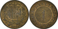 Denmark Skilling Rigsmont Coin, Frederik VII, Bronze, KM:763 -