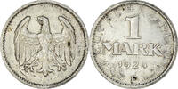 GERMANY, WEIMAR REPUBLIC Mark Coin, Stuttgart, Silver -