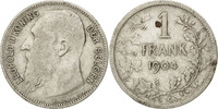 Belgium Franc Coin, Silver, KM:57.1 -