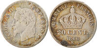 France 20 Centimes Coin, Napoleon III, Napoléon III, Bordeaux -