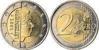 Luxembourg 2 Euro Utrecht, Bi-Metallic, KM:82 -