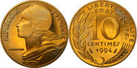 France 10 Centimes Coin, Marianne, Paris, BE, Aluminum-Bronze -