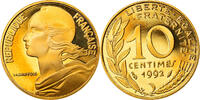 France 10 Centimes Coin, Marianne, Paris, BE -