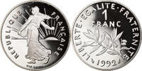 France Franc Coin, Semeuse, Paris, BE, Nickel, KM:925.2 -