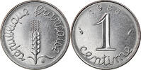France Centime Coin, Épi, Paris, Stainless Steel, KM:928 -