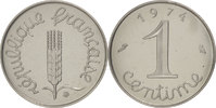 France Centime Coin, Chrome-Steel, KM:P485, Gadoury:4.P1 -