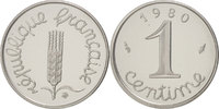 France Centime Coin, Chrome Plated Steel, KM:P653 -