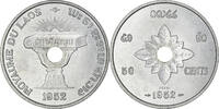 Lao 50 Cents Coin, Sisavang Vong, Paris, Aluminium, KM:E3 -
