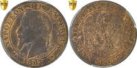 France 5 Centimes Coin, Napoleon III, Napoléon III, Paris, PCGS -