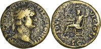 Sesterz Coin, Domitian, Roma, Rare, Copper, RIC:358 -