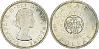 Canada Dollar Coin, Elizabeth II, Royal Canadian Mint, Ottawa -