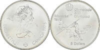 Canada 5 Dollars Coin, Elizabeth II, Javelin, Silver, KM:99 -