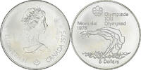 Canada 5 Dollars Coin, Elizabeth II, Platform Diver, Silver -