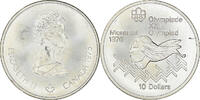 Canada 10 Dollars Coin, Olympic Games - Hurdles, Silver -