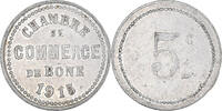 Algeria 5 Centimes Coin, Chambre de Commerce, Bône, Bône -
